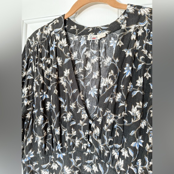 Faherty Dakota Long Sleeve Midi Dress Women’s - Size Large - Picture 7 of 13